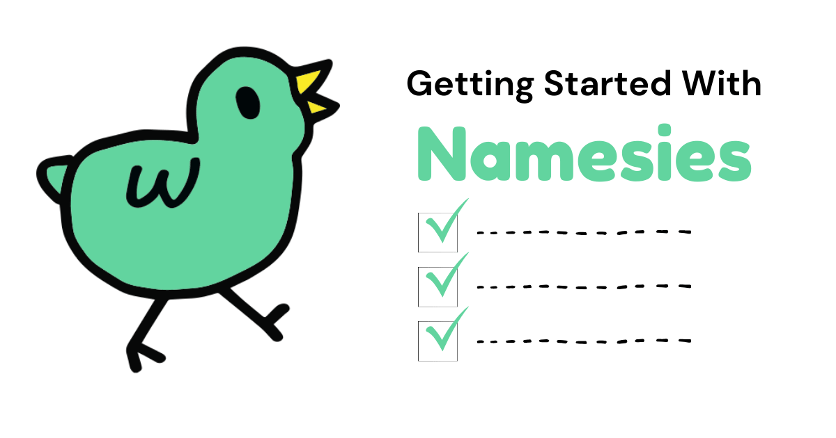 Getting Started with Namesies